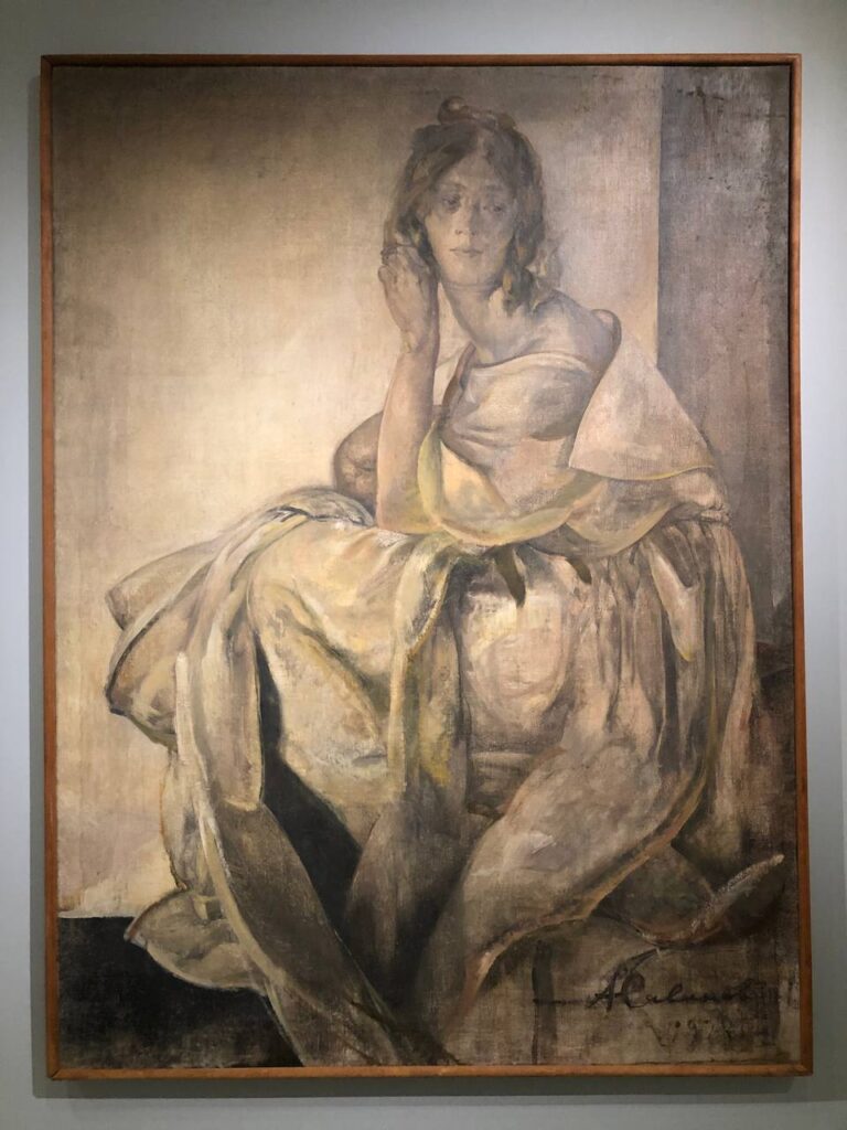 портрет девушки картина художника Александра Савинова