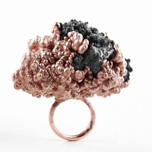 стильная ювелирка кольцо похожее на коралл